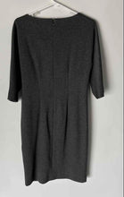 Load image into Gallery viewer, Brooks Brothers Womens Gray Heather 3/4 Sleeve Boat Neck Sheath Dress Size 2