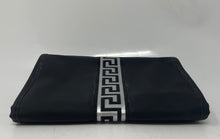 Load image into Gallery viewer, Versace Fragrances Mens Black Outer Pocket Travel Toiletry Pouch Bag