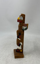 Load image into Gallery viewer, Collectible Totem Owl Pearlite Stone Indian Figurine Home Decor Pole