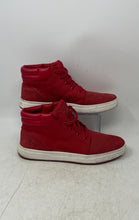 Load image into Gallery viewer, Timberland Mens Davis Square Mixed-Media A1OHG Red Leather Chukka Boots Size 8.5