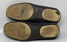Load image into Gallery viewer, Authentic Salvatore Ferragamo Mens Black Moccasin Shoes Size 9.5 2E Damaged