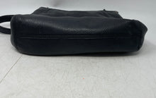 Load image into Gallery viewer, Michael Kors Womens Black Leather Pockets Adjustable Strap Crossbody Handbag