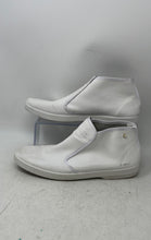 Load image into Gallery viewer, Rivieras Mens White Leather High Top Back Zip Sneaker Shoes Size EUR 43