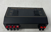 Load image into Gallery viewer, Model TC-8 Black 2 Way Stereo Speaker Control Matching Switch Box Untested