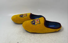 Load image into Gallery viewer, Barca Womens Yellow Official FC Barcelona Slip-On Mule Slippers Size EUR 38
