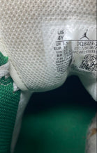 Load image into Gallery viewer, Nike Boys Air Jordan 1 Mid DQ8423 White Green Lace-Up Sneaker Shoes Size 4Y