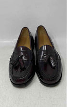 Load image into Gallery viewer, Cole Haan Mens Pinch Burgundy Leather Tassel Slip-On Loafer Shoes Size 8
