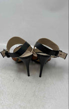 Load image into Gallery viewer, Michael Kors Womens Black And Brown Patent Leather Slingback Sandals Size 8.5 M