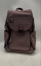 Load image into Gallery viewer, Kipling Womens Brown Multiple Zipper Two Wheels Pockets Rolling Backpack