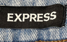 Load image into Gallery viewer, Express Mens Blue Classic Five-Pocket Design Button Front Skinny Jeans Sz 29x32