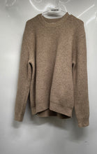 Load image into Gallery viewer, Zara Womens Brown Knitted Long Sleeve Crew Neck Pullover Sweater Size M