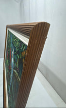 Load image into Gallery viewer, Framed Tropical Rainforest Birds On The Tree Art Painting By C. Loft