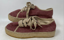 Load image into Gallery viewer, Toni Pons Womens Red Beige Lace-Up Round Toe Low Top Sneaker Shoes Size 39
