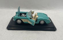 Load image into Gallery viewer, Bburago Chevrolet Corvette 1957 Display Collectible Blue Decor Diecast Car