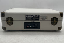 Load image into Gallery viewer, Crosley White Bluetooth Built In Speaker Portable Record Player Turntable