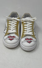 Load image into Gallery viewer, Zona Centro Womens White Round Toe Low Top Lace-Up Sneaker Shoes EUR 40
