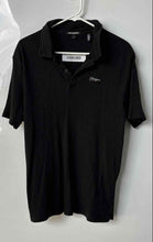 Load image into Gallery viewer, Karl Lagerfeld Mens Black Short Sleeve Collared Polo Shirt Size Large