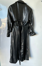 Load image into Gallery viewer, Elan Womens Black Long Sleeve Double-Breasted Trench Coat Size S With Tag