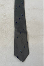 Load image into Gallery viewer, Alfani Mens Gray Blue Geometric Embroidered Adjustable Formal Designer Tie
