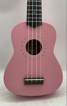 Load image into Gallery viewer, Vanphy Pink Right-Handed 4 String Soprano Ukulele For Beginners With Gig Bag