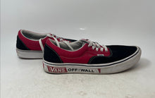 Load image into Gallery viewer, Vans Mens Era Off The Wall 500383 Red Black Lace-Up Sneaker Shoes Size 12