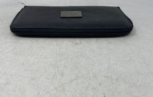 Load image into Gallery viewer, Kenneth Cole Womens Black Pebbled Leather Inner Divider Zip-Around Wallet
