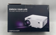 Load image into Gallery viewer, DBPOWER T20 White Portable 1080p Home Theater Mini LCD Projector Not Tested