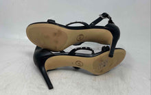 Load image into Gallery viewer, Michael Kors Womens Black Studded High Stiletto Ankle Strap Heels Size 7M