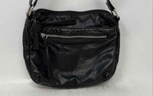 Load image into Gallery viewer, Bueno Womens Black Leather Adjustable Strap Zip Top Lined Crossbody Bag