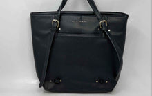 Load image into Gallery viewer, Alexis Bendel Womens Black Vegan Leather Inner Pockets Chic Tote Bag