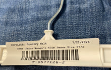 Load image into Gallery viewer, DKNY Womens Blue Classic 5-Pocket Design Belt Loops Cropped Jeans Size 27/4