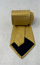 Load image into Gallery viewer, Roundtree & Yorke Mens Multicolor Geometric Silk Keeper Loop Pointed Tie