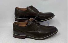 Load image into Gallery viewer, Bruno Marc Mens Dark Brown Leather Lace-Up Oxford Dress Shoes Size 10.5