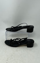 Load image into Gallery viewer, Franco Sarto Womens Amalfi Black Block Heel Ankle Strap Sandals Size 9.5M