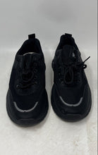 Load image into Gallery viewer, Mens Black Round Toe Low Top Lace-Up Sneaker Shoes Size EUR 40