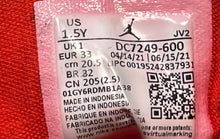 Load image into Gallery viewer, Nike Boys Air Jordan 1 Mid SE DC7249-600 Red White Sneaker Shoes Size 1.5Y