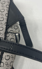 Load image into Gallery viewer, Guess Womens Gray Monogram Print Zipper Adjustable Strap Top Handle Backpack