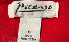 Load image into Gallery viewer, Picasso Womens Red Sleeveless Spaghetti Strap Camisole Top Size Small
