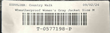 Load image into Gallery viewer, Weatherproof Womens Gray Heather Button Front Peacoat Jacket Size Medium