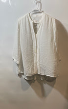 Load image into Gallery viewer, Chico's Womens White Regular Fit 3/4 Sleeve Pullover Blouse Top Size 2