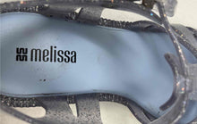 Load image into Gallery viewer, Melissa Womens Possession Blue Clear Glitter Block Heel Fisherman Sandals Size 8