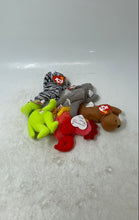 Load image into Gallery viewer, Lot Of 5 Pcs Ty Mixed Variety Beanie Animals And Bears Plush Toy Collection