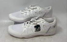 Load image into Gallery viewer, Varsity Womens DBL Edge 2 White Green Lace-Up Cheerleading Shoes Size 7.5