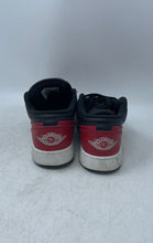 Load image into Gallery viewer, Nike Boys Air Jordan 1 Low 553560-067 Red Black Lace-Up Sneakers Shoes Size 6Y