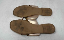 Load image into Gallery viewer, Seychelles Womens Gold Open Toe Slip-On Slide Sandals Size 7.5