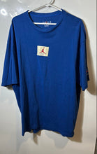 Load image into Gallery viewer, Air Jordan Mens Blue Graphic Print Jumpman Two 18 Pullover T-Shirt Size XL