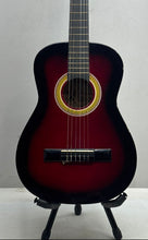 Load image into Gallery viewer, Palmer Sofia Red Black Right-Handed 6 String Standard Classical Guitar In Case