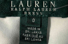 Load image into Gallery viewer, Lauren Ralph Lauren Womens Blue White Floral Side Ruched Sheath Dress Size 0
