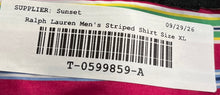 Load image into Gallery viewer, Lauren Ralph Lauren Mens Multicolor Striped Long Sleeve Button-Up Shirt Size XL