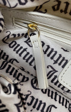 Load image into Gallery viewer, Juicy Couture Womens White Bottom Studs Satchel Handbag With Shoulder Strap